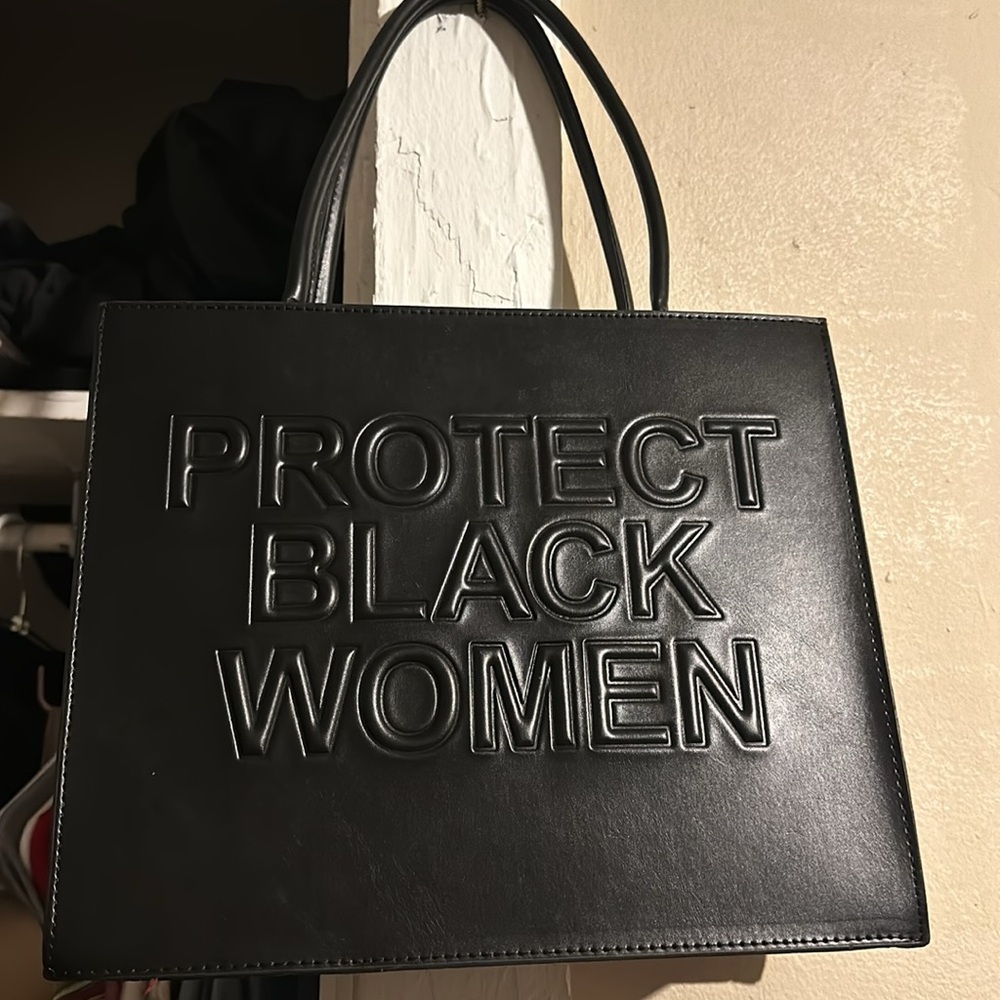 “Protect Black Women” NWOT purse